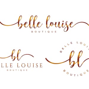 Gold Logo, Beauty Logo, Makeup Logo, Hair Logo, Boutique Logo, Fashion Logo, Circle Logo, Script Logo, Nails Logo, Lash Logo, Cosmetics Logo