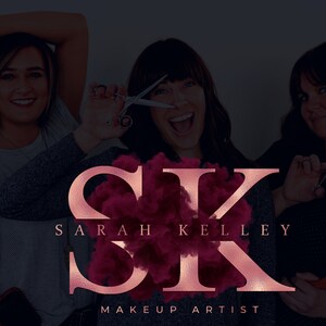 Pink Beauty Logo, Smoke Logo, Makeup Artist Logo, Hair Stylist Logo, Nails Lash Salon Logo, Boutique Logo, Custom Logo Design, Business Logo