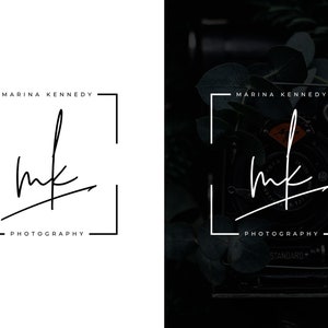 Fotografie Logo, Wasserzeichen Logo, Fotograf Logo, Natur Fotografie Logo, Signatur Logo, Handgeschriebenes Logo, Quadrat Logo, Kamera Logo