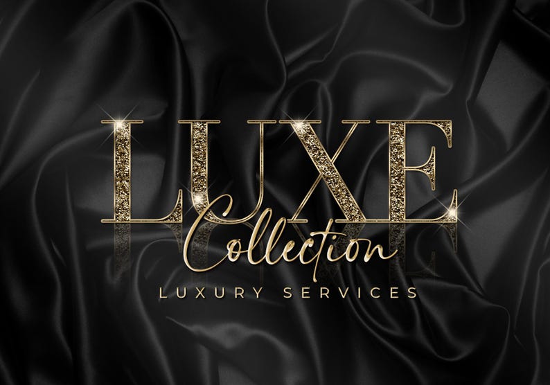 Beauty Logo, Gold Logo, Glitter Logo, Chrome Logo, Sparkle Logo, Beige Logo, Luxury Logo, Makeup Logo, Hair Logo,  Boutique Logo, Lash Logo, Nails Logo, Brows Logo, Gold Black Logo, Cosmetics Logo, Salon Logo, Aesthetics Logo, Skincare Logo