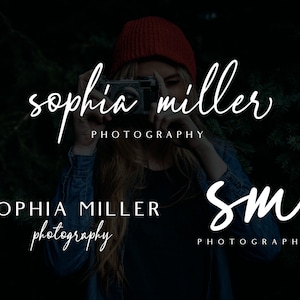 Photography Logo, Watermark Logo, Photographer Logo, Signature Logo, Handwritten Logo, Minimalist Logo, Text Logo, Calligraphy Logo