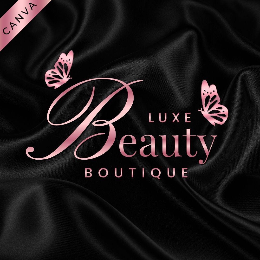 customize 12,310+ pink logo templates online - canva... Pink Beauty Logo, Canva Template, Instant Download - Etsy