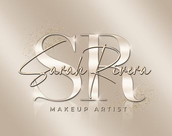 Gold Logo, Beauty Logo, Silver Logo, Glitter Logo, Sparkle Logo, Makeup Logo, Hair Logo, Luxury Logo, Nails Logo, Boutique Logo, Lash Logo