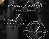 Photography Logo, Canva Logo, Watermark Logo, Camera Logo, Photographer Logo, Circle Logo, Signature Logo, Editable Logo, Minimalist Logo