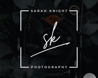 写真ロゴ、Canvaテンプレート、署名ロゴ、写真家ロゴ、写真透かし、手書きロゴ、カメラロゴ