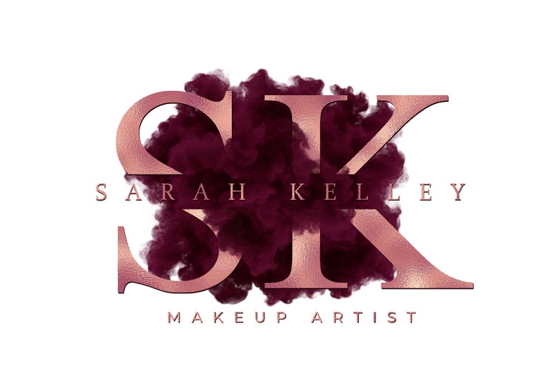 Pink Beauty Logo, Smoke Logo, Makeup Artist Logo, Hair Stylist Logo, Nails Lash Salon Logo, Boutique Logo, Custom Logo Design, Business Logo