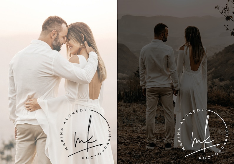 Photography Logo, Watermark Logo, Signature Logo, Photographer Logo, Nature Photography Logo, Handwritten Logo, Circle Logo, Photo Watermark