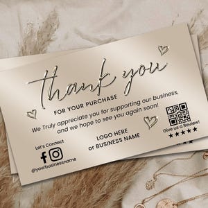 Tarjeta de agradecimiento, Tarjeta de agradecimiento editable, Plantilla de tarjeta de agradecimiento de Canva, Tarjeta de agradecimiento DIY, Tarjeta de agradecimiento dorada, Tarjeta de agradecimiento empresarial