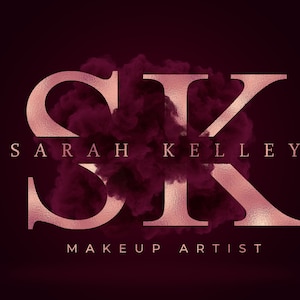 Pink Beauty Logo, Smoke Logo, Makeup Artist Logo, Hair Stylist Logo, Nails Lash Salon Logo, Boutique Logo, Custom Logo Design, Business Logo