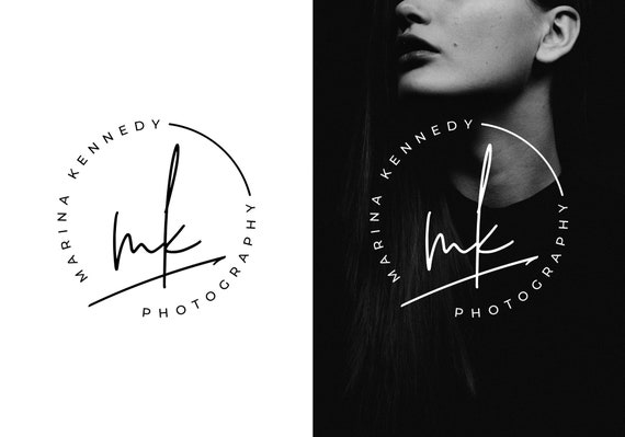 Photography Logo, Watermark Logo, Signature Logo, Photographer Logo, Nature Photography Logo, Handwritten Logo, Circle Logo, Photo Watermark