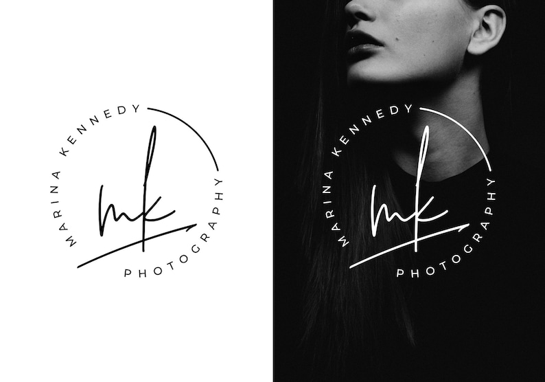 Photography Logo, Watermark Logo, Signature Logo, Photographer Logo, Nature Photography Logo, Handwritten Logo, Circle Logo, Photo Watermark