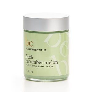 Natural Organic Skincare body exfoliating moisturizer Cucumber