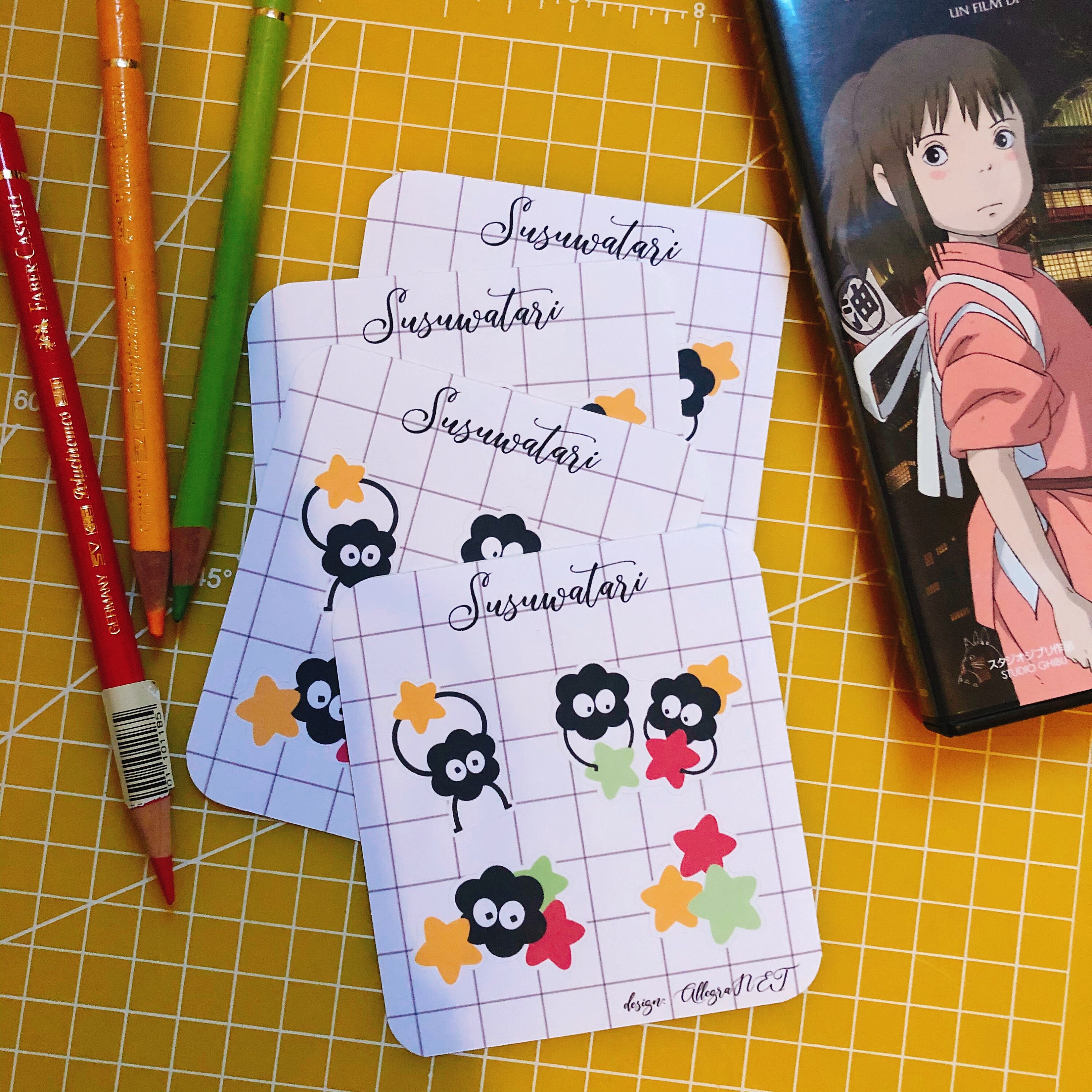 Anime Sticker Sheet Etsy