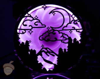 Fan Shroud | Starry Nightscape | Shroud/Cover/Grill for 120mm computer/PC case fans