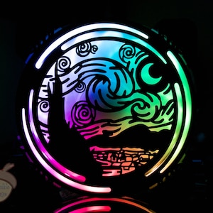 Fan Shroud | The Starry Night Van Gogh | Shroud/Cover/Grill for 120mm computer/PC case fans | Made to Order