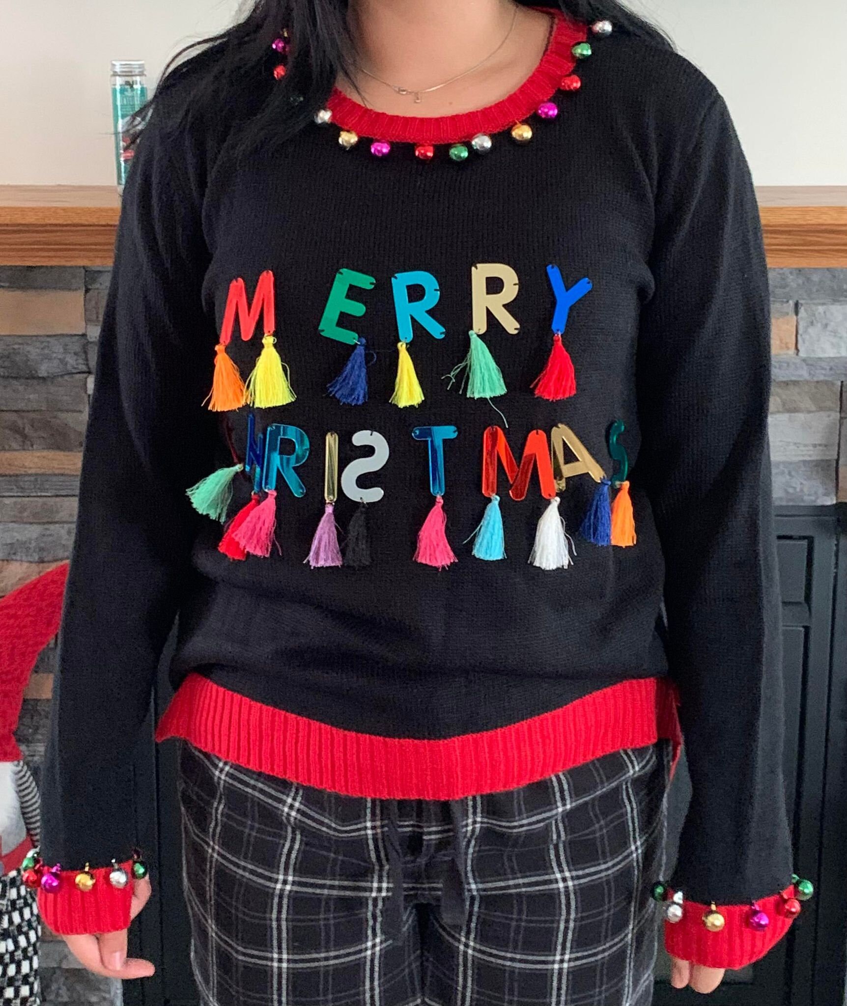 Merry Christmas Sparkly Bell Ugly 