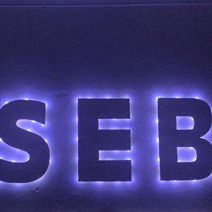 Wooden Letters, illuminated or non illuminated