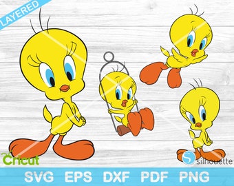 Tweety Svg Etsy