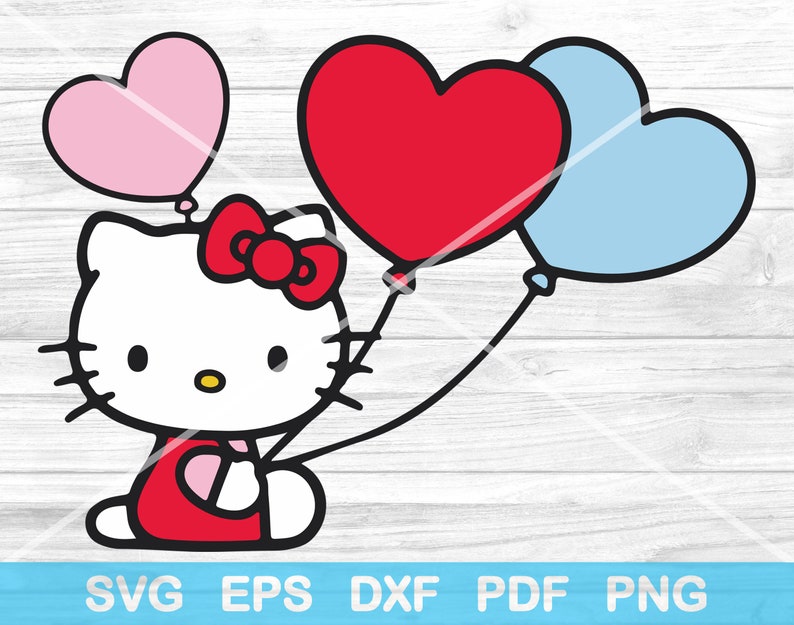 Hello Kitty Svg Bundle 14 Cut Files Hello Kitty Svg Png | Etsy