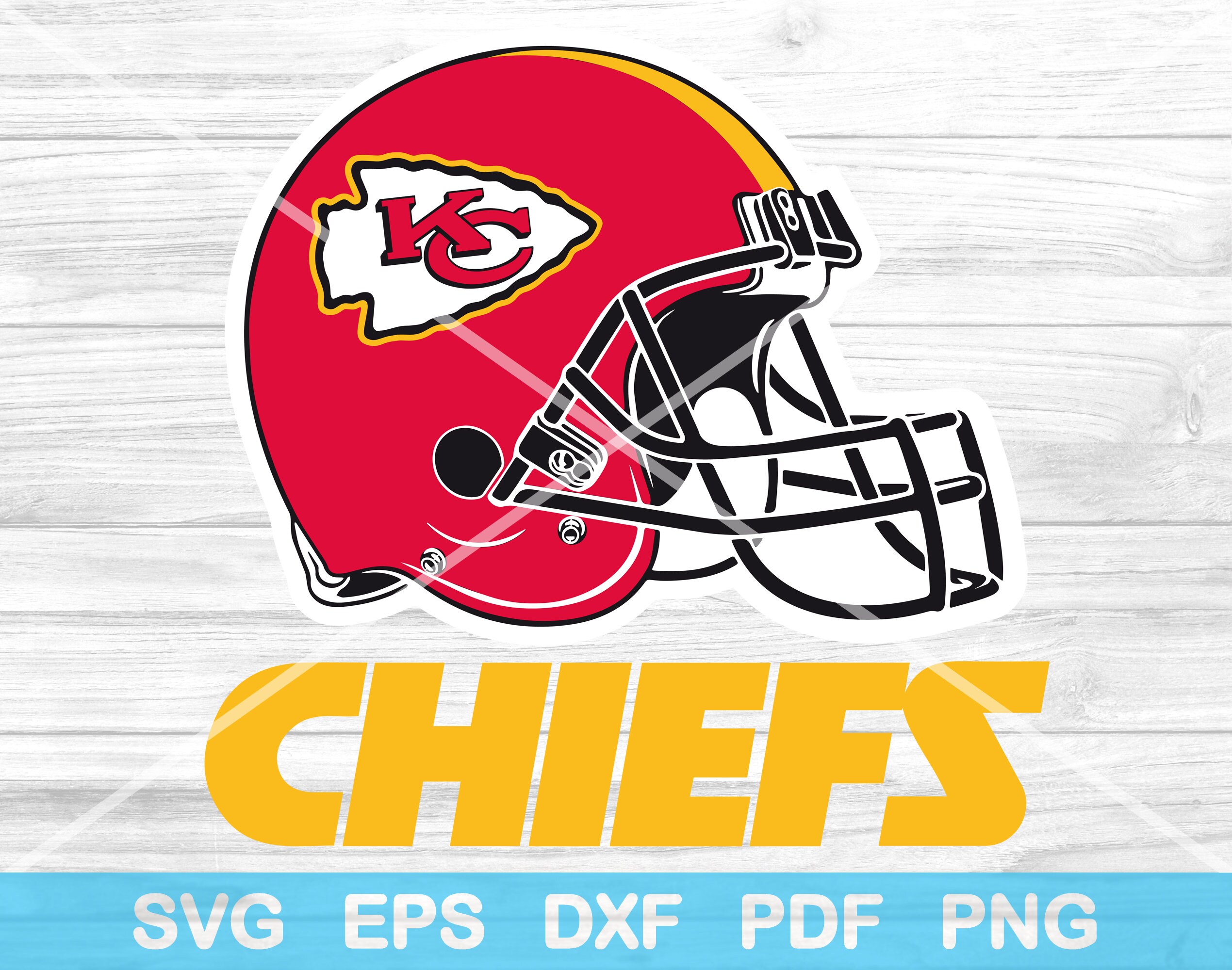 Kansas City Chiefs Football Logo 8 SVG Files Chiefs Svg Etsy