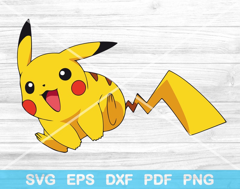 Download Pokemon SVG Bundle 5 Cut Files Pokemon logo SVG Pikachu Cut | Etsy