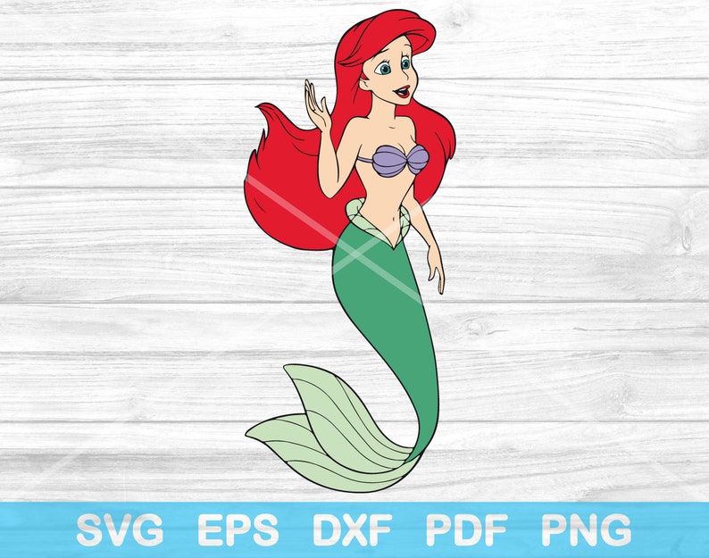 Free Free 324 Little Mermaid Ariel Svg SVG PNG EPS DXF File