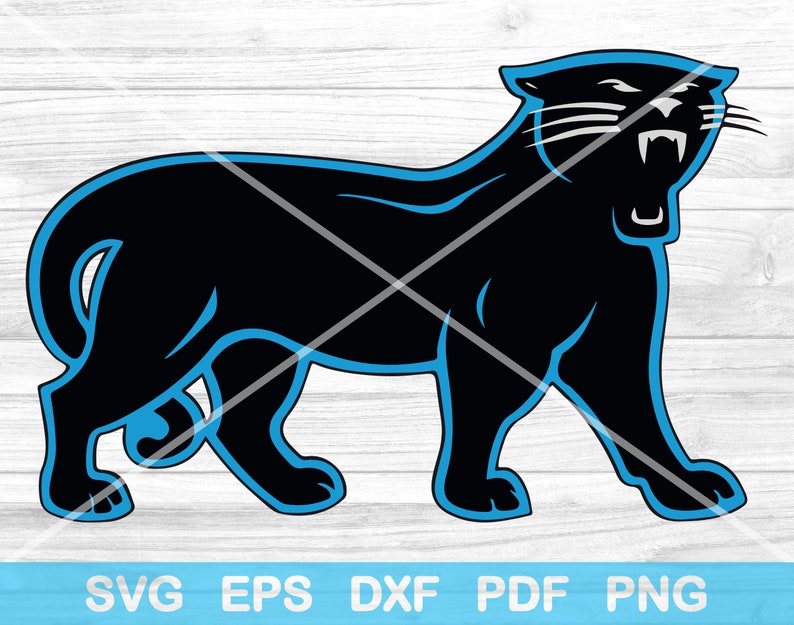 Carolina Panthers NFL Football Logo 17 Svg Png Files | Etsy