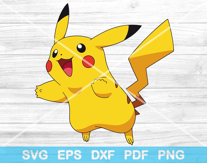 Download Pokemon SVG Bundle 5 Cut Files Pokemon logo SVG Pikachu Cut | Etsy