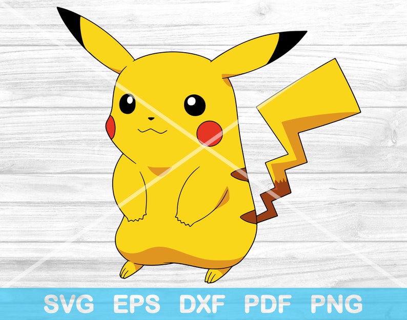 Download Pokemon SVG Bundle 5 Cut Files Pokemon logo SVG Pikachu ...