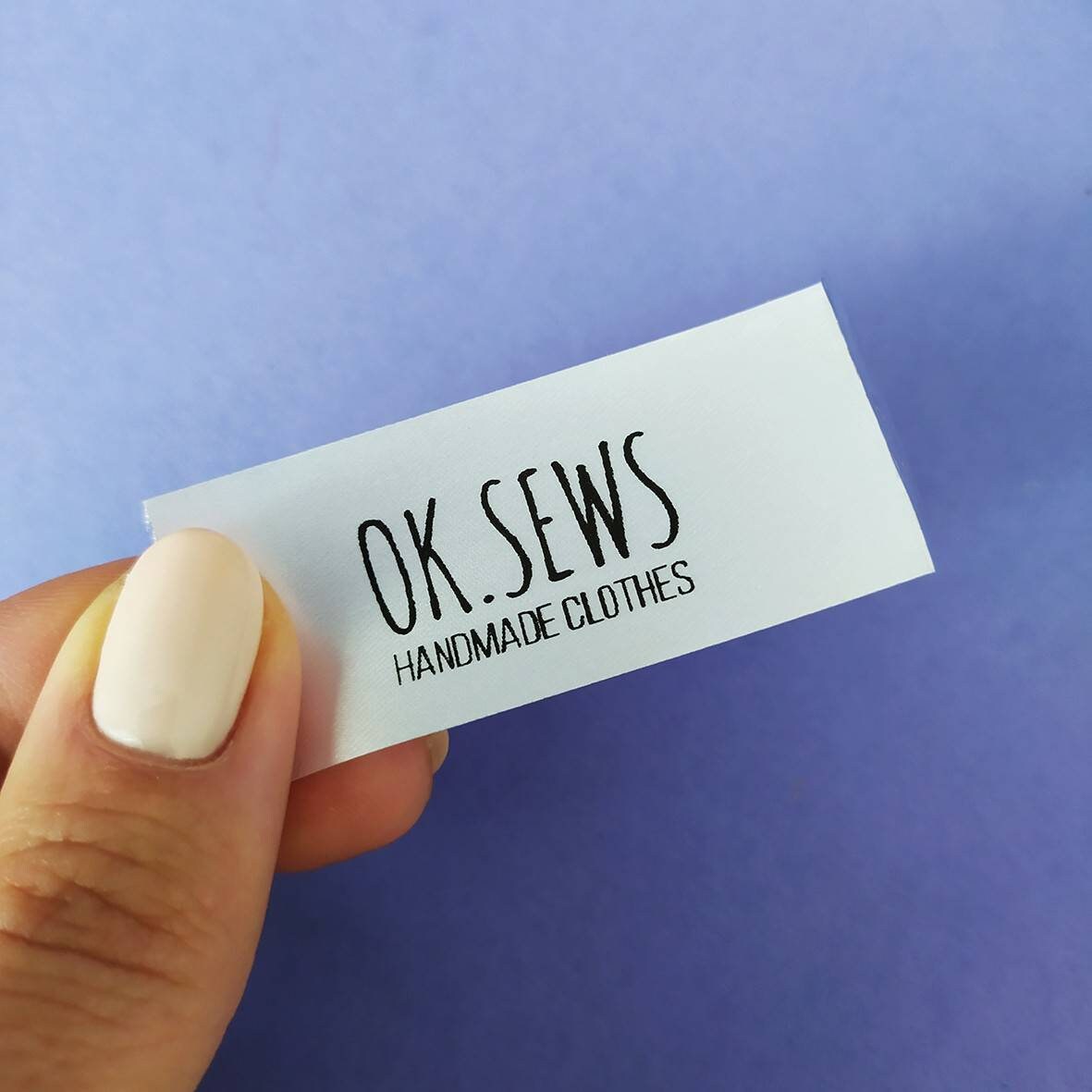 100 Custom fabric tags Custom clothing labels Sewin clothing Etsy