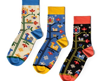 Calzini patriottici "L'Ucraina è me", regalo ucraino per uomo e donna, calzini in cotone di alta qualità, souvenir ucraini, regalo di Natale, regali ucraini
