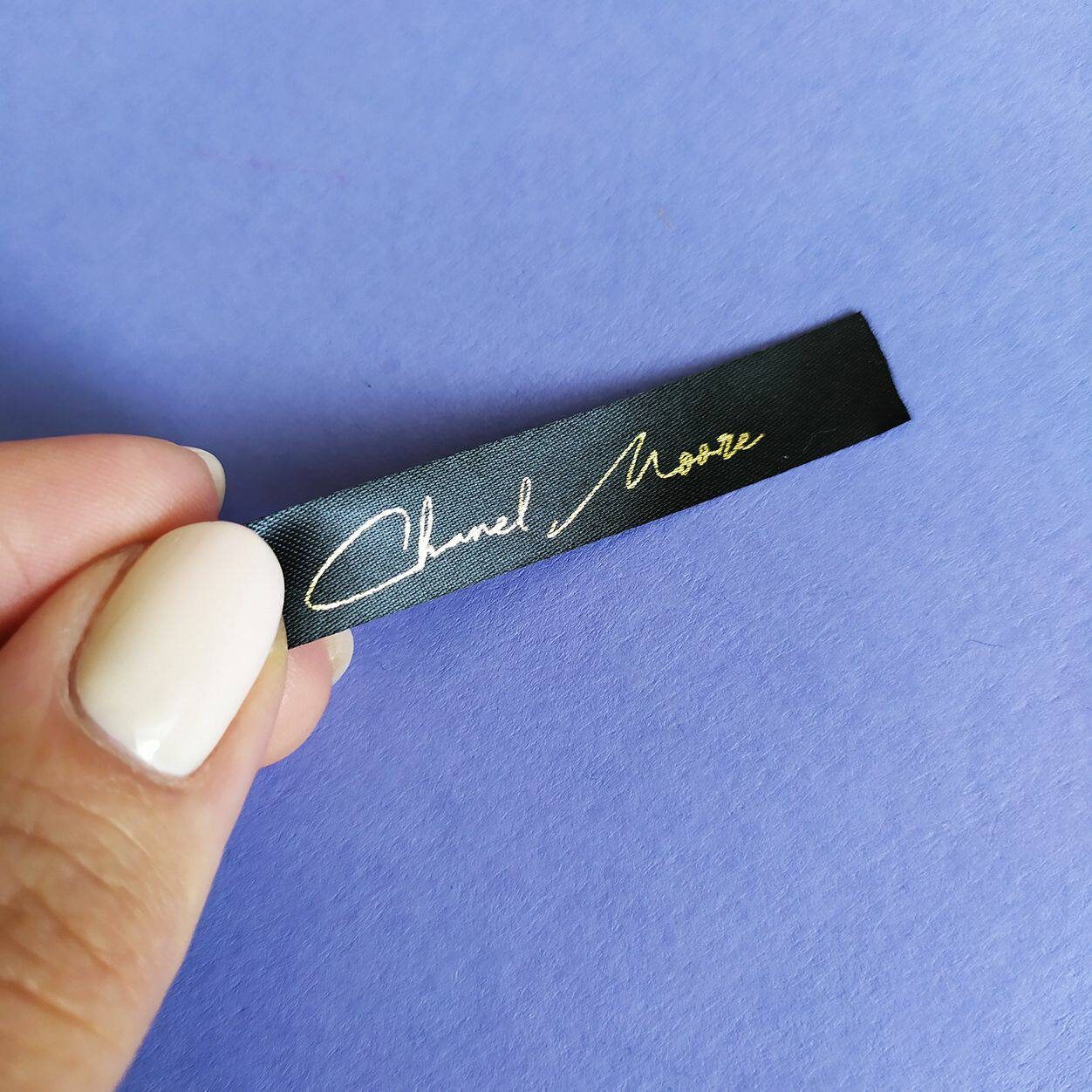 100 Custom fabric tags Custom clothing labels Sewin clothing Etsy