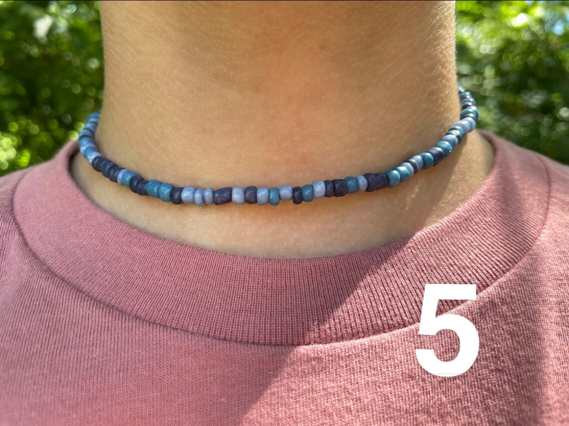 Handmade Beaded Tears Drops Choker Necklace