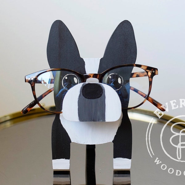 Boston Terrier Glasses Stand