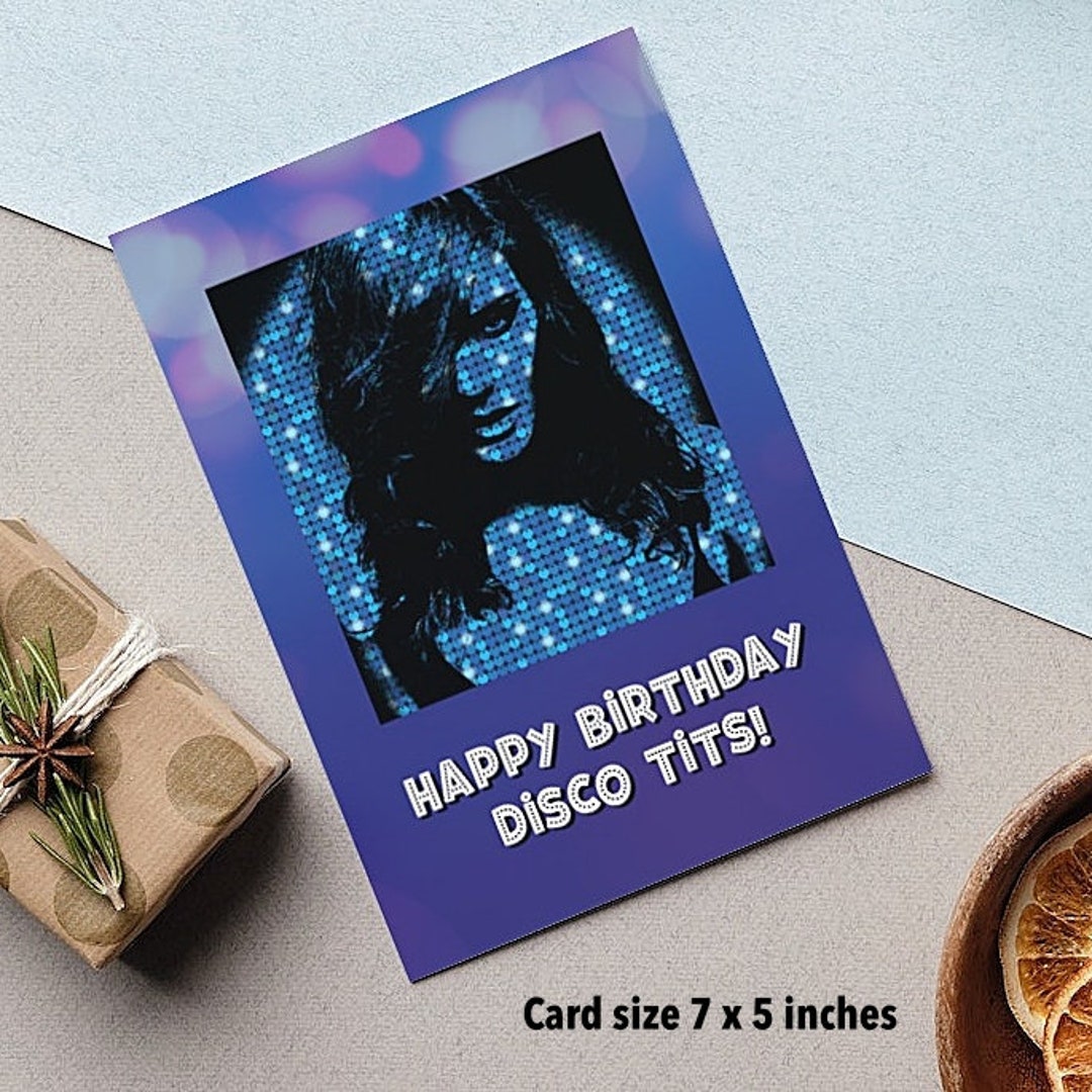 Tove Lo Birthday Card Happy Birthday Disco Tits 7 X 5 High Quality
