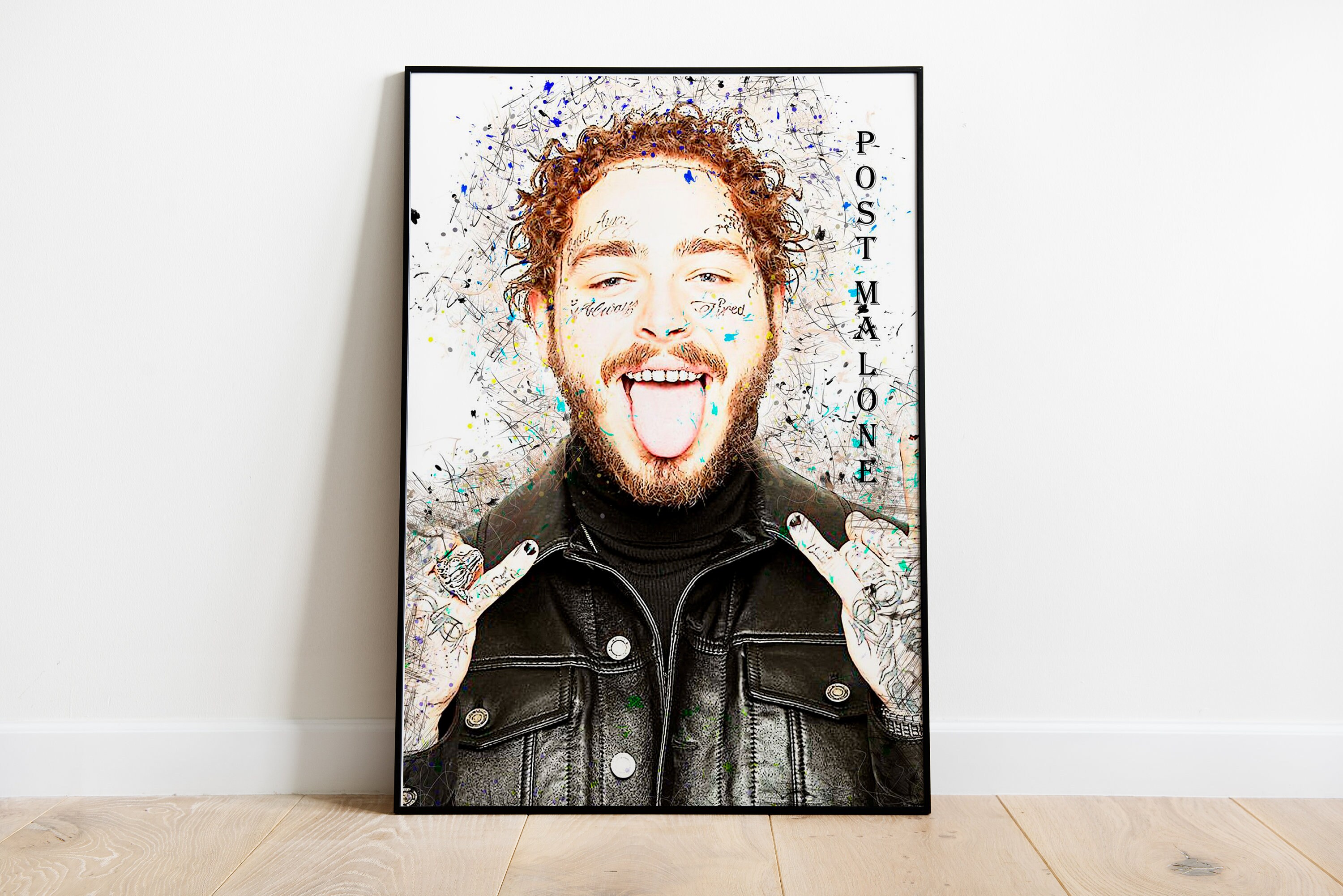 Post Malone Print Music Print Home Prints Wall Art | Etsy