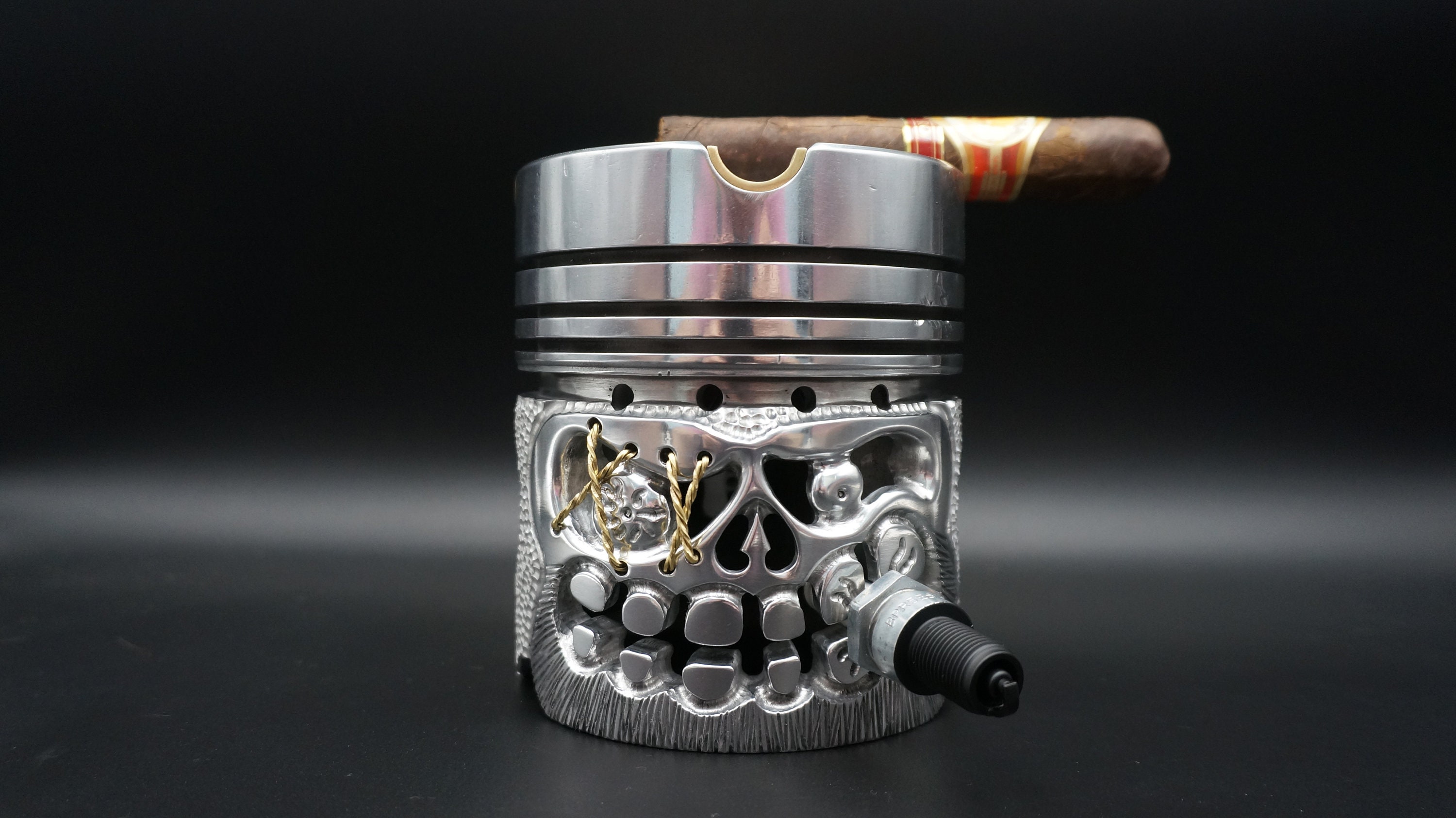Ashtray piston engine piston art tabacco Etsy