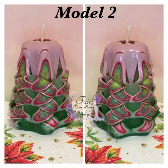 Hand Carved Candles Etsy UK