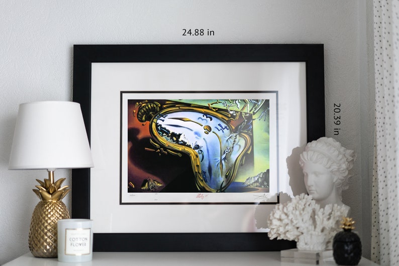 Salvador Dali Die weiche Uhr im Moment der ersten Explosion Etsy Salvador Dali Die weiche Uhr im Moment der ersten Explosion Etsy
