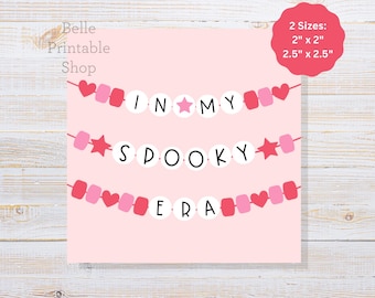 Printable Halloween Cookie Tag – 'In My Spooky Era' (PDF Download)