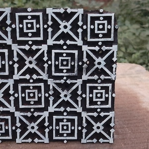 wooden printing block stamps textile printing block