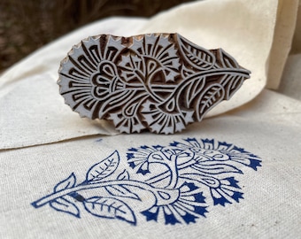 Indian design printing block stamp print on clay,, fabric, tattoo, cookies, henna and paper printing stamps