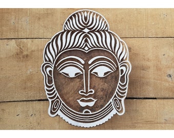 Gautama Buddha printing block with home decorative