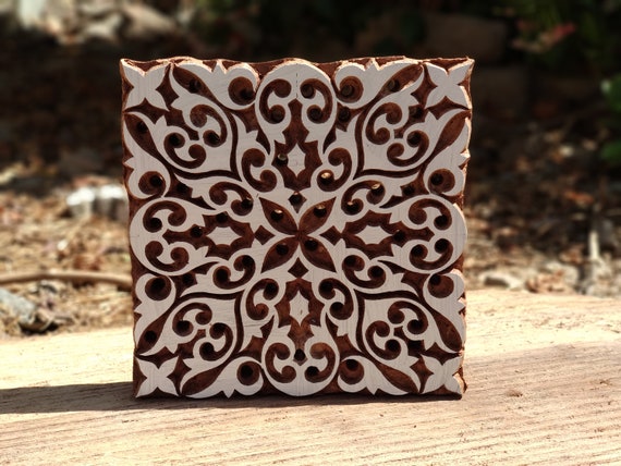 wooden printing block stamp professional printing block stamp henna print tattoo print home decoration