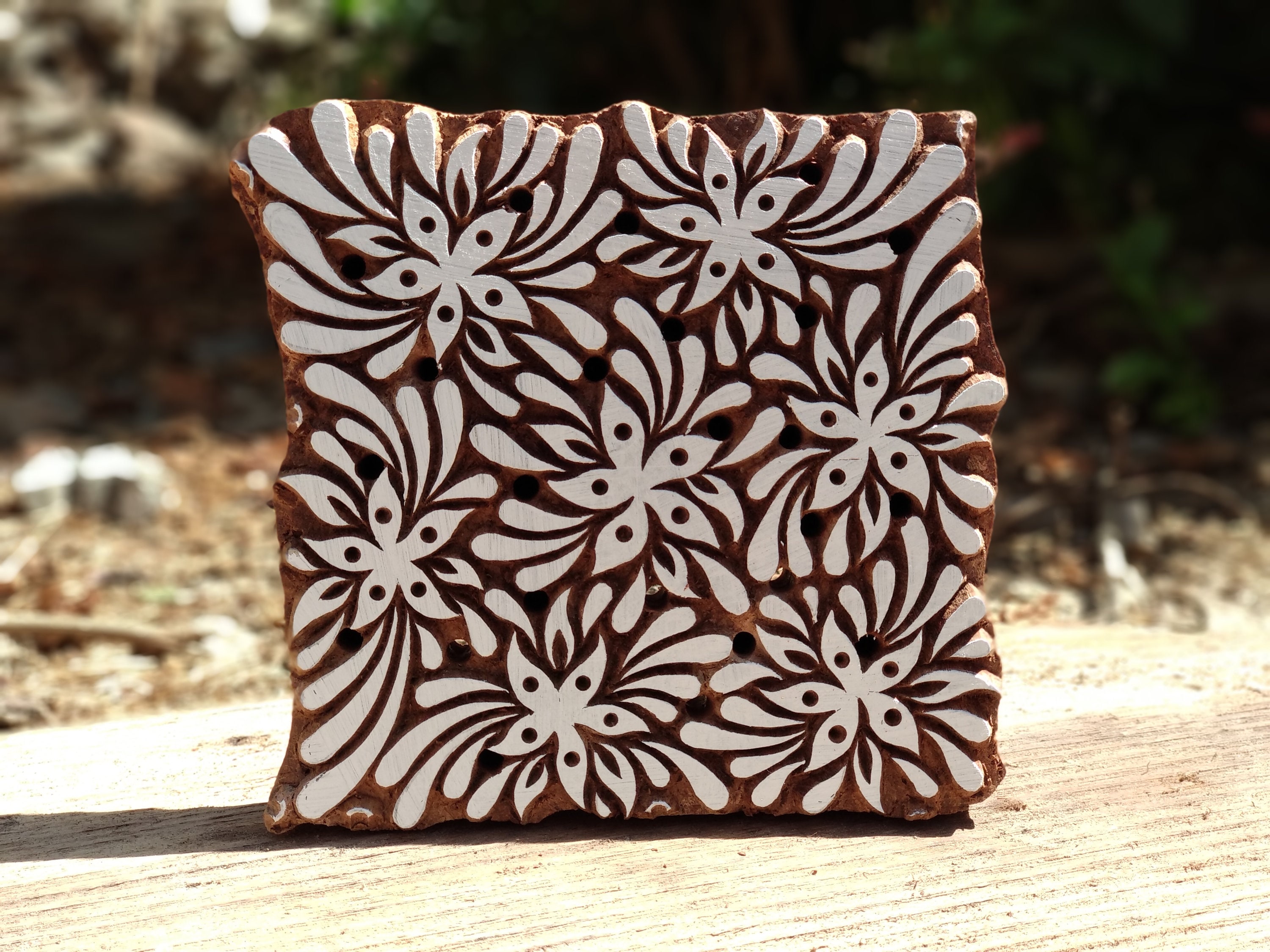 Stamping Wooden Block Printing Stamp Fabric Print Designs Indian