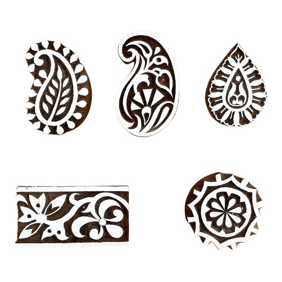 Bee Printing Block Stamps Printing On Fabric, Clay, Tattoo