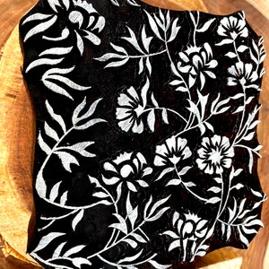 wooden block stamps professional printing block for fabric print clay, cookies, henna and tattoo image 3