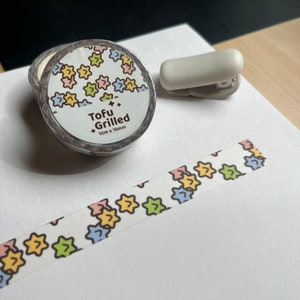 Konpeito Washi Tape - Decorative Tape for Bullet Journaling and Crafts