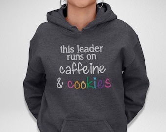 Girl Scout Troop Leader Cookie Season Hoodie Sweatshirt for Adult Volunteers