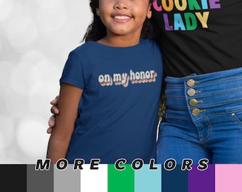 YOUTH On My Honor T-Shirt for Daisy, Brownie and Junior Girl Scouts
